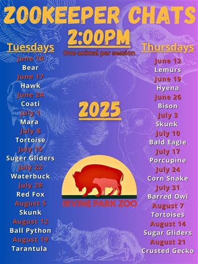 2025 Zoo Keeper Chats